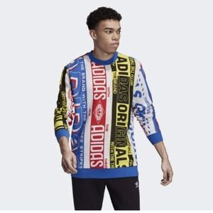 Adidas Originals Scarf Knit Crewneck Sweater